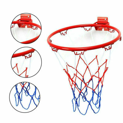 Basketball Ring Hoop Net Wall Mounted Outdoor Hanging Basket Set For Kids Wall Mounted Basketball Rim Net Indoor Outdoor Sport