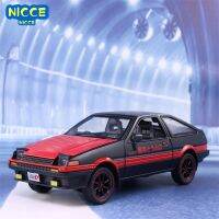 Nicce 1:24 Toyota AE86 Alloy Car Model Initial D Decoration Simulation Toys for Children Gift Big Size with Light Pull Back A388