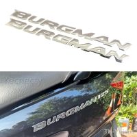 ✠ Yecnecty For Suzuki Burgman AN125 AN200 AN400 AN650 Motorcycle Reflective Sticker Decals 3D Chrome 1 Set Scooter Emblems Badge