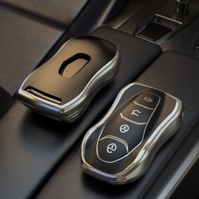 [HOT CPPPPZLQHEN 561] Soft Tpu รถ Key Case Key Fob สำหรับ Geely Azkarra FY11 Atlas Pro ใหม่ Emgrand GS X6 SUV EC7 Geely Key Shell อุปกรณ์เสริม