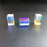 1Pcs 15x15x25.4mm Four-side Fright Optical Cube Experiments for Childrens Popular Science Spectrum Prism