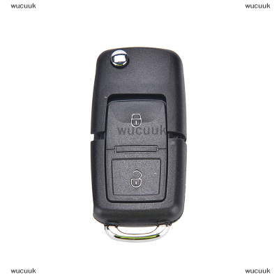 wucuuk 2ปุ่มพับกุญแจระยะไกล SHELL FOB สำหรับ VW Volkswagen MK4 Golf Without Blade