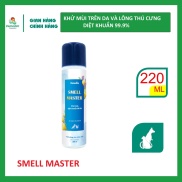 Vemedim Smell Master giúp khử mùi diệt khuẩn 99.9% trên da, lông thú cưng