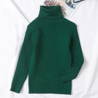 Sweaters Baby Boys Girls Kids Turtleneck Sweaters Kids Autumn Clothes Winter Knitted Bottoming Boys Sweaters Vetement Enfant