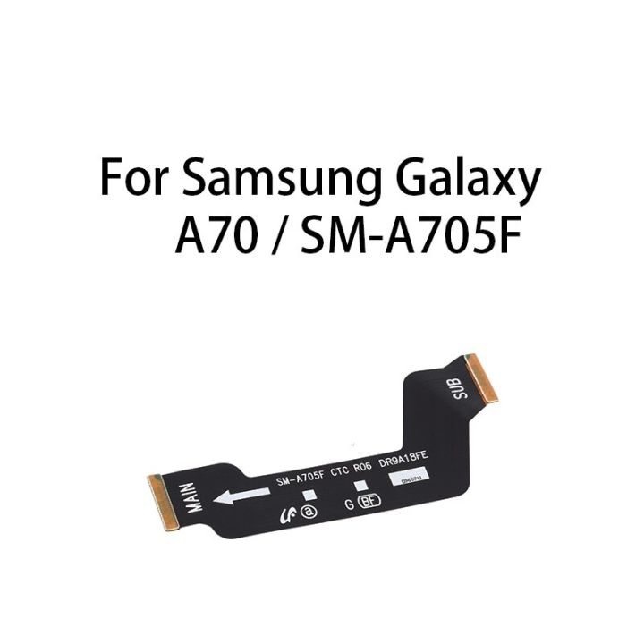 กระดานหลักตัวเชื่อมต่อเมนบอร์ดแบบงอสายสำหรับซัมซุง Galaxy A70 / SM-A705F