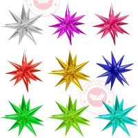 NEW Water Drop Balloons Explosion Star Aluminum Foil Star Baloons Wedding Background DIY Birthday Party Festival Decor Ballon