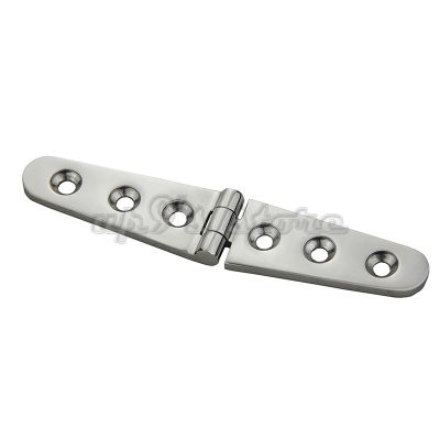 2 Pieces 6 inch 316 Stainless Steel Marine Boat Hardware 6-Hole Cabin Flush Door Strap Butt Hinge Accessories