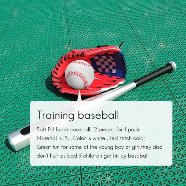 12pack-baseball-foam-softball-9inch-youth-training-sporting-batting-ball-for-game-pitching-catching-training