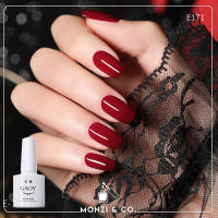 สีทาเล็บเจล พร้อมส่งในไทย สีเจล GAOY ยาทาเล็บ สีทาเล็บสีแดง Red Tone Gel Nail Polish E171-176 โทนสีแดง ต้องอบ เม็ดสีแน่น สีสวยเงางาม ทาง่าย ไม่หด