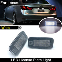 2Pcs For Lexus GS350 GS350h GS450h LS460 LS460L LS600h High Brightness White LED License Plate Light Number Plate Lamp