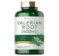 US Carlyle Valerian Root Valerian Root Capsule ไม่มีกลูเตน2400mg200แคปซูล