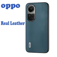 สำหรับ Oppo Reno 10 /10 Pro+ 5G เคสโทรศัพท์นักธุรกิจปิดหลังหรูหราหนังแท้กันกระแทก