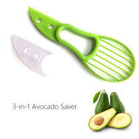 3-In-1 Avocado Slicer Shea Corer Butter ผลไม้ Peeler เครื่องตัด Pulp Separator มีดพลาสติกครัวผักเครื่องมือ Home อุปกรณ์เสริม