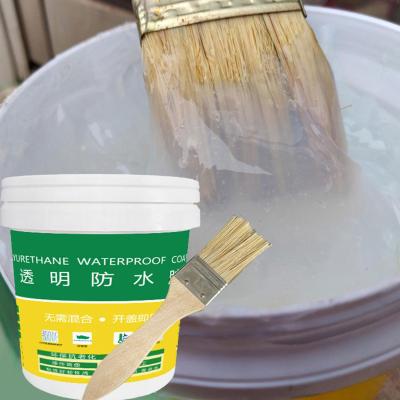 Polyurethane Adhesive Glue New Waterproof Coating Invisible Paste Sealant Glue With Brush For Home Repair Roof Bathroom