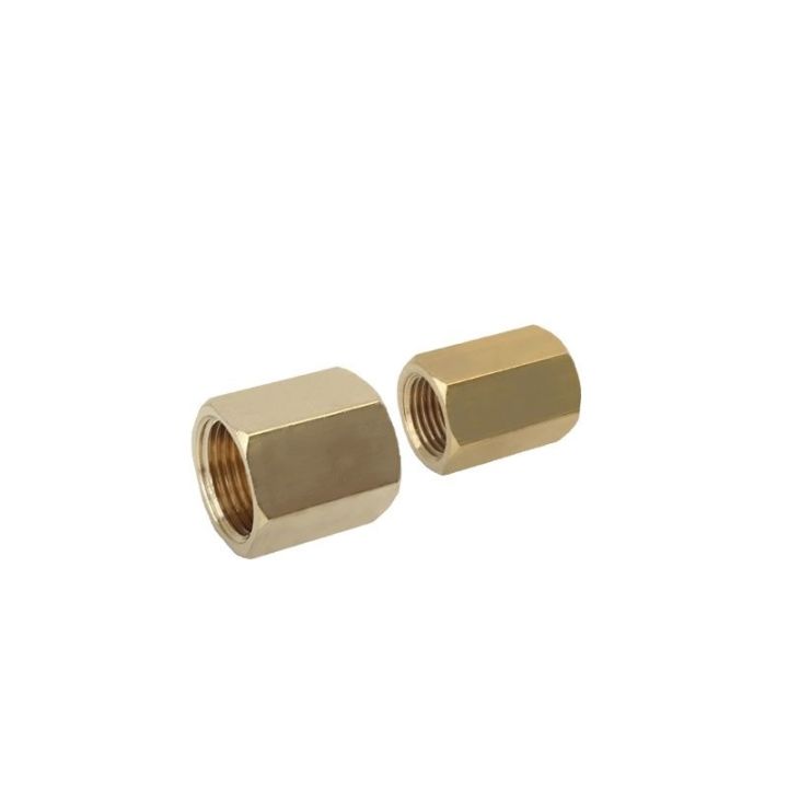 hex-nut-rod-coupling-coupler-brass-copper-fitting-straight-fast-connetor-female-thread-1-8-1-4-3-8-1-2-bsp