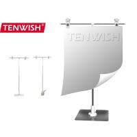 【Tech-savvy】 TENWISH ที่วางฉากหลังแบบวางบนโต๊ะ,รองรับฉากหลังอุปกรณ์ถ่ายภาพสำหรับสตูดิโอแสดงฉากวิดีโอชั้นวางป้ายโฆษณา