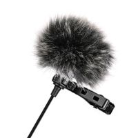 ❐ Universal Lavalier Microphone Furry Windscreen Fur Windshield Wind Muff Soft For SONY RODE BOYA Lapel Lavalier Mic 5mm