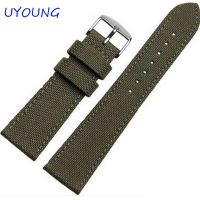 ⊙✖ New Fixed stainless steel buckle 18mm20mm22mm24mm nylon Watch strap Exercise Waterproof anti sweat strap