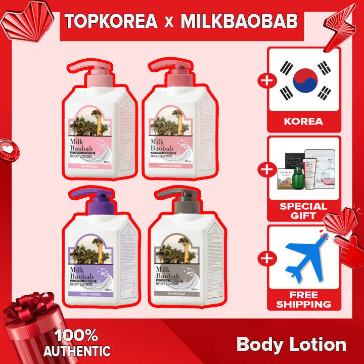 ★MILK BAOBAB★Milk Baobab Body Lotion 250 ml /White Musk/White Soap/Baby ...