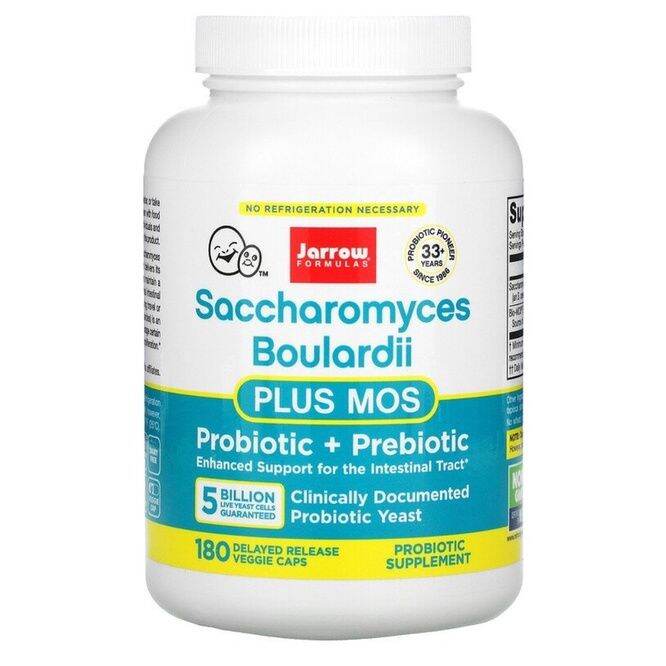 Jarrow Formulas Saccharomyces Boulardii 180 Delayed Release Veggie Caps