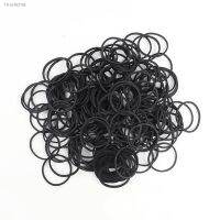 ۞ 100/200Pcs Rubber Band 32x0.9mm Black High Elasticity Rubber Bands Factory Warehouse Lashing Tools