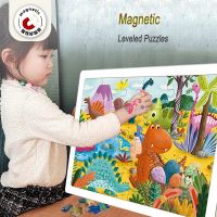 Children Magnetic Leveled Puzzle Board Toys For Kids Brain Development Jigsaw Puzzles Games Montessori Toys For 3 4 5 6 7 Year