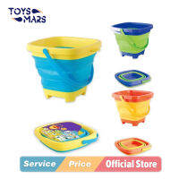 TOYSMARS ถังทรายไปทะเลแบบพกพาพับได้,ของเล่นเด็กถังกาวนิ่มสำหรับตั้งแคมป์เกียร์ทรายของเล่นปาร์ตี้ตกปลากิจกรรมฤดูร้อนที่สนุกของเล่นสำหรับเด็กผู้หญิงเด็กผู้ชายของขวัญวันเด็ก