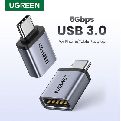 UGREEN USB 3.0 OTG Adapter Type C to USB Adapter Female Converter Thunderbolt 3 For Macbook pro Air Xiaomi Samsung S20 S10 OTG USB Hubs