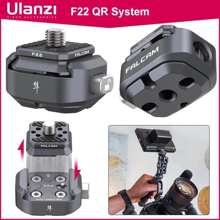 ulanzi-falcam-f22-quick-release-system-arca-swiss-quick-release-plate-clamp-for-nikon-canon-sony-dslr-camera-tripod-cage