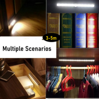 ร้อน PIR Motion Sensor LED คณะรัฐมนตรีแสง610 Leds เซ็นเซอร์อัตโนมัติตู้เสื้อผ้าตู้เสื้อผ้าไฟลิ้นชักไฟกลางคืนโคมไฟสำหรับโคมไฟในร่ม