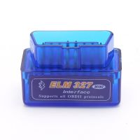 ELM327มากๆสีฟ้าโมดูลบลูทูธ5.1รุ่น OBD2 Mini Elm 327เครื่องสแกนเนอร์วินิจฉัยรถ V2.1สำหรับ ODB2โปรโตคอล OBDII DMQ3732ผู้อ่านรหัส S