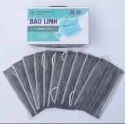 Khẩu trang kháng khuẩn 4 lớp BL hộp 50 cái màu XÁM