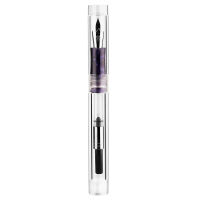 MAJOHN C1 Dropper Fountain Pen ปากกาใส Fmbent Nib พร้อมตัวแปลงหมึกความจุขนาดใหญ่การจัดเก็บปากกาของขวัญสำนักงานแฟชั่น