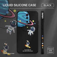 UCUC เคสมือถือ เคสโทรศัพท์ เคส Xiaomi MI 9T Xiaomi MI 9T Pro Redmi K20 K20 Pro การ์ตูน NASA ด้านข้างออกแบบเคสโทรศัพท์ขอบสี่เหลี่ยมรูปแบบ Liquid ปลอกซิลิโคนคลุมทั้งหมดกล้อง