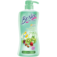 LeeMart ครีมอาบน้ำ บีไนซ์ BeNice 450ML อาบ บีไนท์ ฟรุตตี้ บีไน้ สูตร บีไนส์ สีเขียว ขนาด 450 มล.