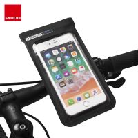 Limited Time Discounts Sahoo 111362-SA Universal Full Waterproof Cycling Bicycle Bike Handlebar 6.5In Mobile Phone Holder Mount Cell Phone Case Dry Bag