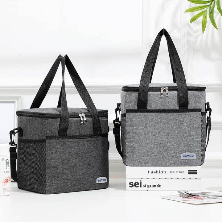 Brivilas Large Capacity Aluminum Cooler Thermal Lunch Bag(BIG SIZE ...