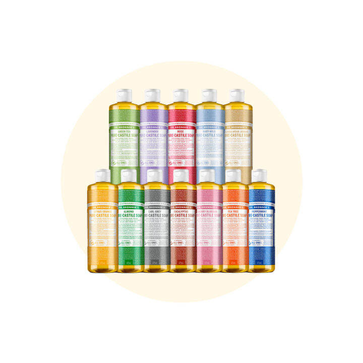 [DR BRONNER'S] Pure Castile Liquid Soap 475mL Body Wash Lazada PH