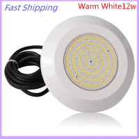 ???【จัดส่งรวดเร็ว】สระว่ายน้ำไฟ LED DC12V กันน้ำสีขาวอบอุ่นไฟดำน้ำ