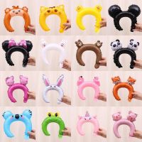 （A VOGUE）☽✐☎ Animal Designs Headband Balloons Cartoon Birthday Party Decorations Kids Toy