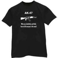 Ngosh Nghảnh AK-47 Áo AK 47 Súng Trưng Tauln Công Áo Thun