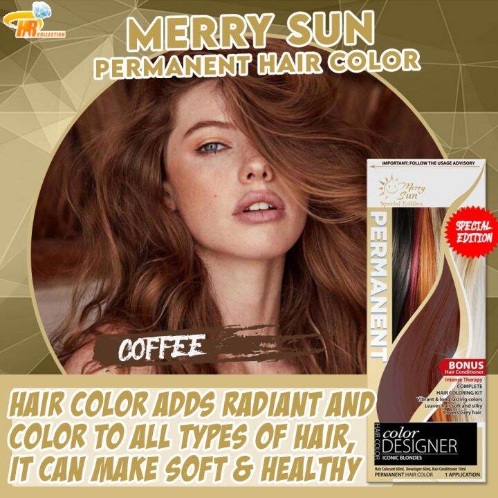 Merry Sun Permanent Hair Color Soft Healthy Hair Complete Hair Coloring Kit Lazada Ph 9441