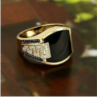 【cw】 Brocade Ornament Cross-Border European Hip Hop Ring fully-jewelled Ring wish New Factory Direct ！