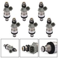 6Pcs Fuel Injectors Replacement Parts Accessories Fit For Toyota T100 Tacoma 4Runner 1996-1998 3.4L 23250-62030 23209-62030