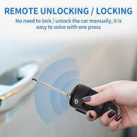 ล็อคแบบรวมศูนย์ระบบ Keyless Entry Central Lock Alarm อุปกรณ์เสริมประตูรถ Windows รีโมทคอนโทรล Key Trunk Diy Universal