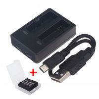 Original SJCAM Dual Battery Charger สำหรับ SJ6 Legend Travel Desktop USB Battery Charger สำหรับ SJ6แบตเตอรี่คอนเทนเนอร์