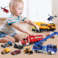 ชุดของเล่นเด็ก ชุดรถของเล่นเด็ก DIY รถของเล่นพร้อมอุปกรณ์ช่าง ของเล่นเสริมพัฒนาการ Childrens toy set Convincing