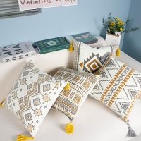 45x45cm Boho Geometric Pillow Cover Home Pillow Moroccan Sofa Cushion Bed Head Cushion Cover decorative pillows