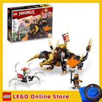 LEGO NINJAGO-Figurines de la Terre de Cole, Dragon EVO 71782, Jouet dAction Améliorable avec Scorpion de Combat CreMoband 2 Minifigures Playset