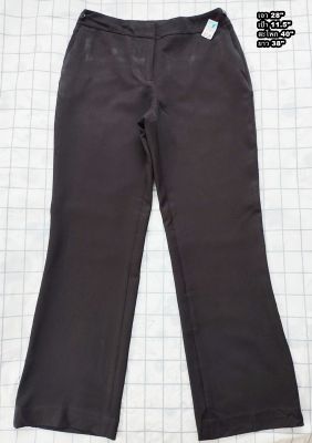 ANNE KLEIN กางเกงทำงานผู้หญิง กางเกงทำงานขายาว -สีดำ ไซส์ 28"ป้ายห้อย (สภาพเหมือนใหม่ )
